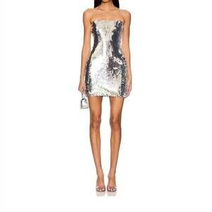 knee length dresses for ladies Runaway the Label Ebony Mini Dress – TrenLend main image 1